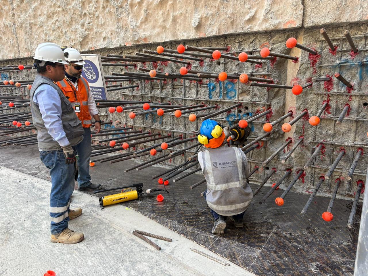 Pruebas de Anclaje (Pull Out Test) en Perú